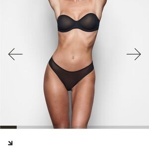 SKIMS ultra fine mesh bra